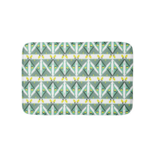 Geometrische Luna-Moth Badematte
