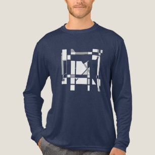 Geometrische MCM-inspiriert Geometrie des Gameboar Tri-Blend Shirt
