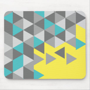 Geometrische minimalistische Muster FARBE DES JAHR Mousepad
