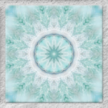 Geometrische Minze Aqua Sea Star Badezimmer Tile