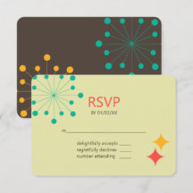 Geometrische, moderne, farbenfrohe Retro