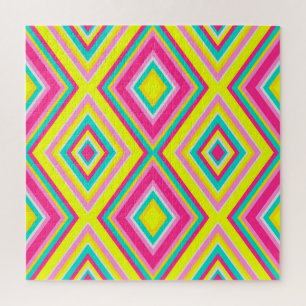 Geometrische moderne Formen Dreiecke Muster Puzzle