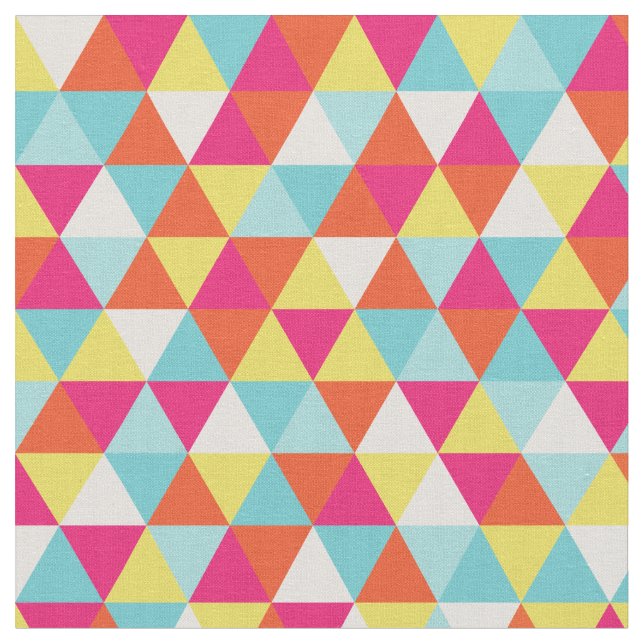 Geometrische moderne, helle Farben | Material Stoff (Nahaufnahme)