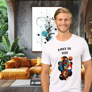 Geometrische moderne Kunst – Abstrakt für kreative T-Shirt