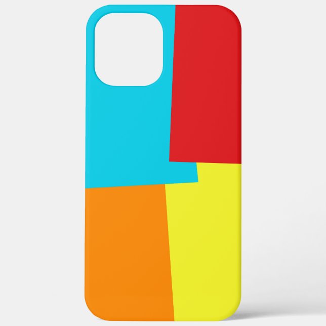 Geometrische moderne Retro-Farben #4 Case-Mate iPhone Hülle (Rückseite)