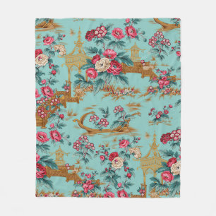 geometrische Muster. Modern und stilvoll. Vintage Fleecedecke