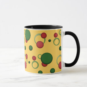 Geometrische Muster Punkte Kreise für jede Farbe Tasse