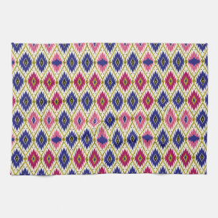 Geometrische Muster: Traditionelle Textile Illustr Geschirrtuch