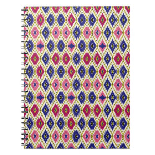 Geometrische Muster: Traditionelle Textile Illustr Notizblock