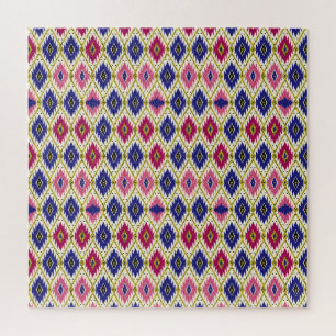 Geometrische Muster: Traditionelle Textile Illustr Puzzle