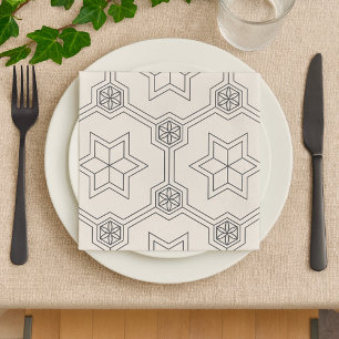 Geometrische nahtlose Muster Servietten