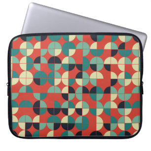 geometrische nahtlose Musterkonstruktion Laptopschutzhülle