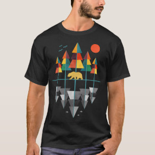 Geometrische Natur T-Shirt