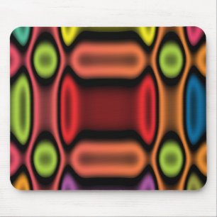Geometrische Neon Mousepad