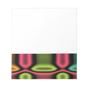 Geometrische Neon Notizblock