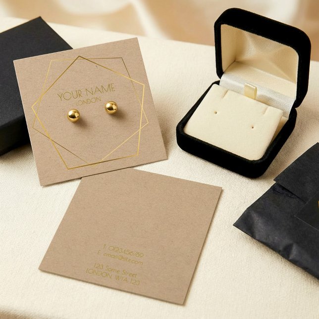 Geometrische Ohrring-Anzeigetafel (Von Creator hochgeladen)