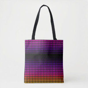 Geometrische Ombre Sunset-Tasche