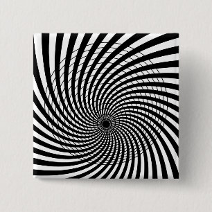 GEOMETRISCHE OP ART-Taste Button