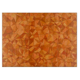 Geometrische Orangenformen Schneidebrett