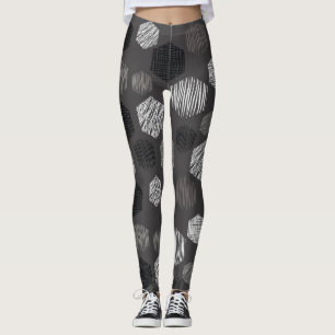 Geometrische Pastelle: Vintages Texturmuster. Leggings