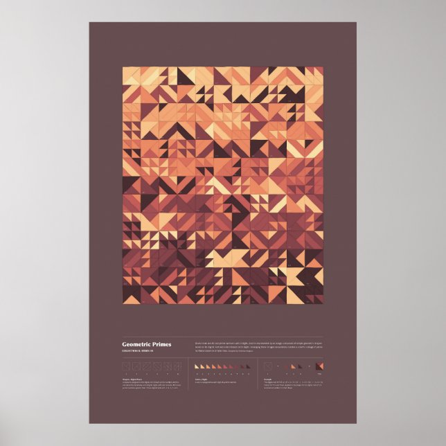 Geometrische Preise - Sammlung 2, Reihe 3 Poster (Vorne)
