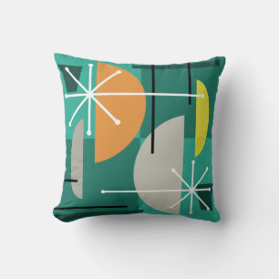 Geometrische Quadranten Abstrakt Art Kissen