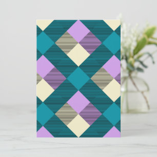 Geometrische Quadrat-Abstraktion 20 Karte
