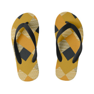 Geometrische Quadrat-Abstraktion 9 Kinderbadesandalen