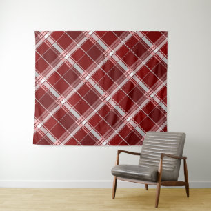 Geometrische Quadratabstraktion 7 Wandteppich