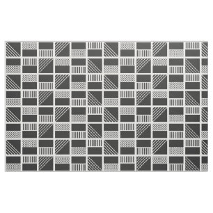 Geometrische Quadrate Meterware Stoff
