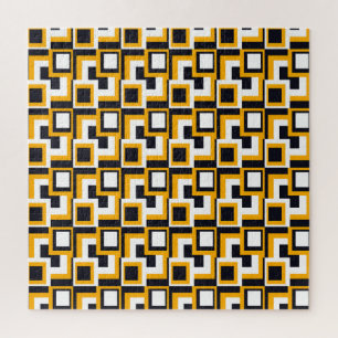 Geometrische Quadrate: Nahtloses Drucken Puzzle