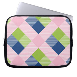 Geometrische quadratische Abstraktion 18 Laptopschutzhülle