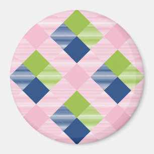 Geometrische quadratische Abstraktion 18 Magnet