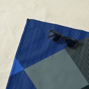 Geometrische quadratische Abstraktion 21 Strandtuch