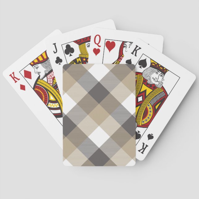 Geometrische quadratische Abstraktion 2 Spielkarten (Rückseite)