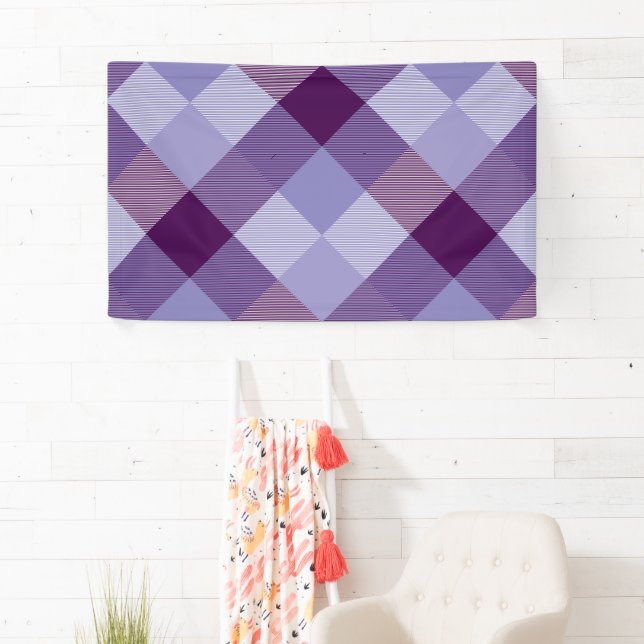 Geometrische quadratische Abstraktion 4 Banner (Insitu)