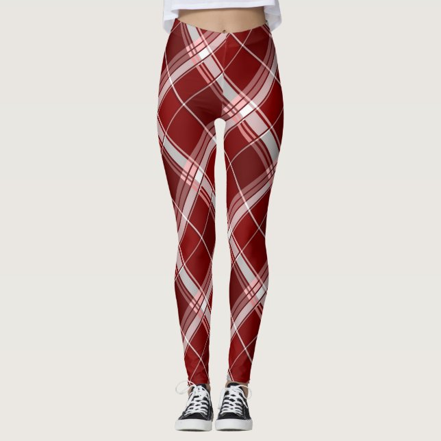 Geometrische quadratische Abstraktion 7 Leggings (Vorderseite)