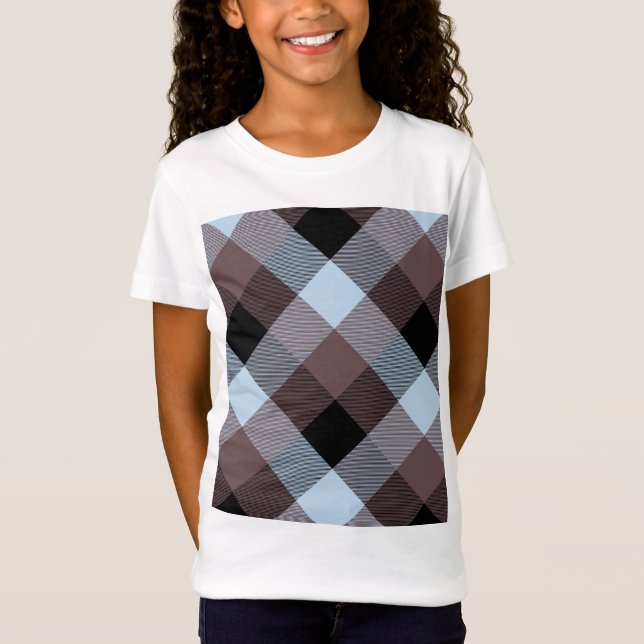 Geometrische quadratische Abstraktion 8 T-Shirt (Vorderseite)