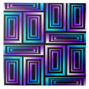 geometrische Rechtecke Fliese