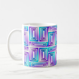 geometrische rechteckige Kaffeetasse