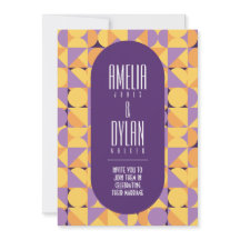 Geometrische Retrofarben Herbstfarbe