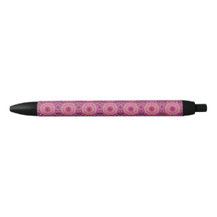 Geometrische rosa Mandala-Blume -67545 Kugelschreiber