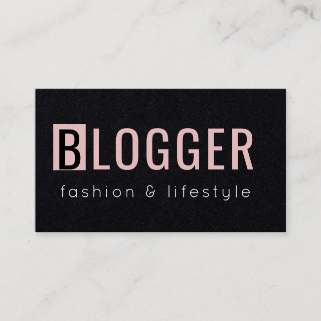 Geometrische rosa RoseMinimalistischer Visitenkarte (Vorderseite)