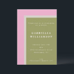 Geometrische, rosa und skalierte, benutzerdefinier einladung<br><div class="desc">Einladung zu einer geometrischen,  rosa und skalierbaren Graduierungspartei</div>