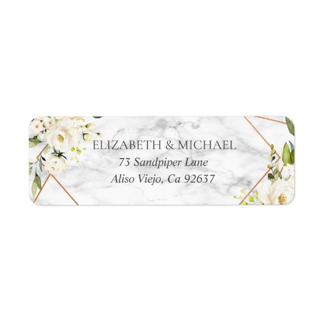 Geometrische Rücksendeadresse des Kupfermarballs (Vorne)