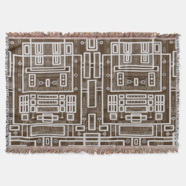 Geometrische Schalttafel Decke (Vorderseite)