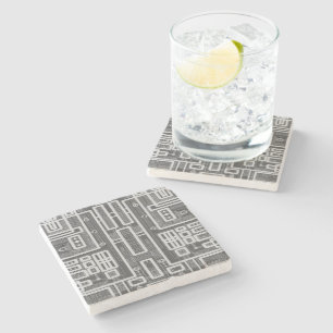 Geometrische Schalttafel Steinuntersetzer