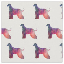 Geometrische Silhouette des afghanischen Hundes, r