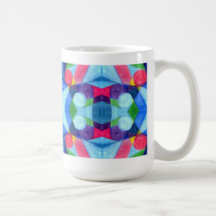 Geometrische Skittles-Tasse Tasse