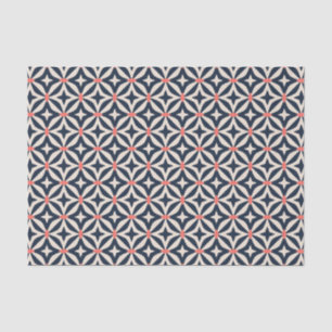 Geometrische Sternchen-Vereinbarung Seidenpapier